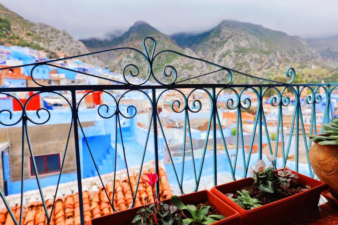 Aymane Rooftop Budget Panoramic Hotel Chefchaouen Luaran gambar