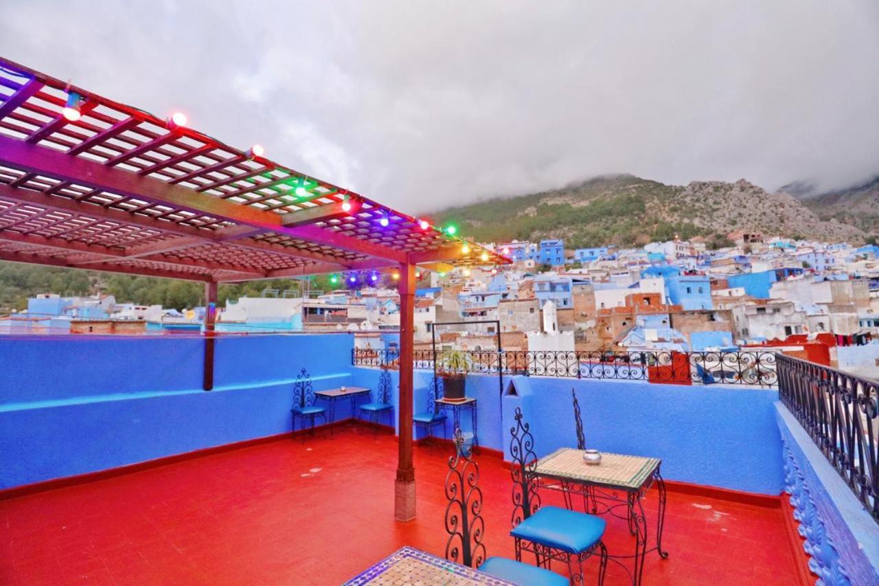 Aymane Rooftop Budget Panoramic Hotel Chefchaouen Luaran gambar