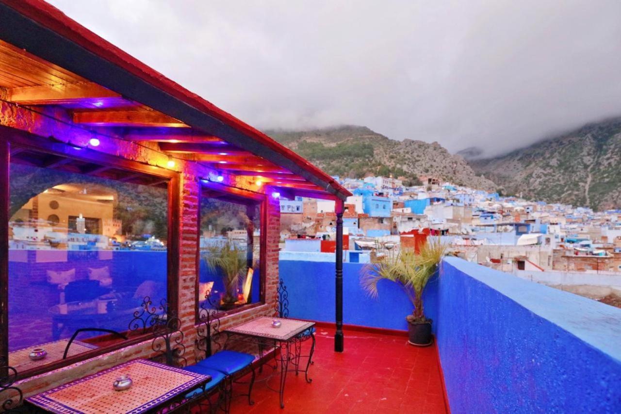 Aymane Rooftop Budget Panoramic Hotel Chefchaouen Luaran gambar