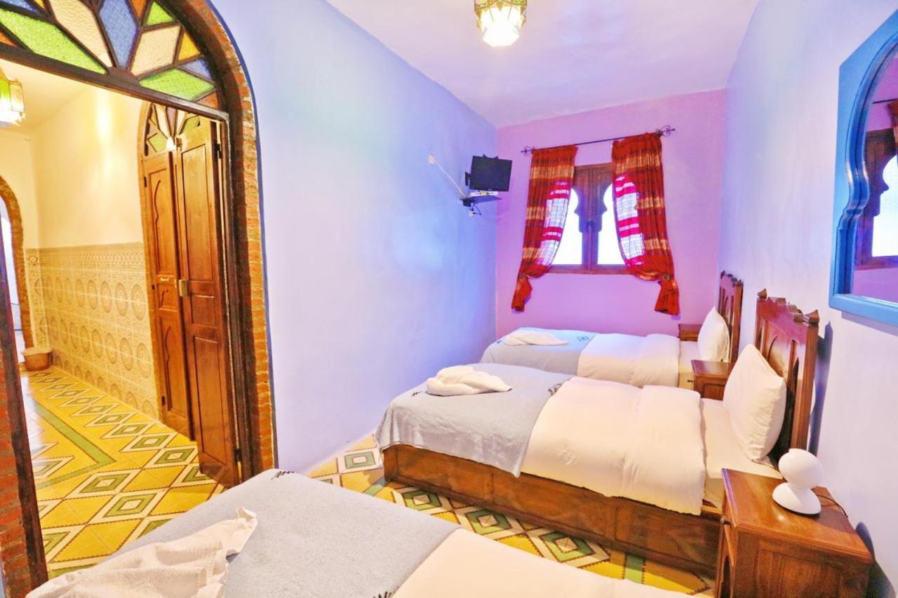 Aymane Rooftop Budget Panoramic Hotel Chefchaouen Luaran gambar