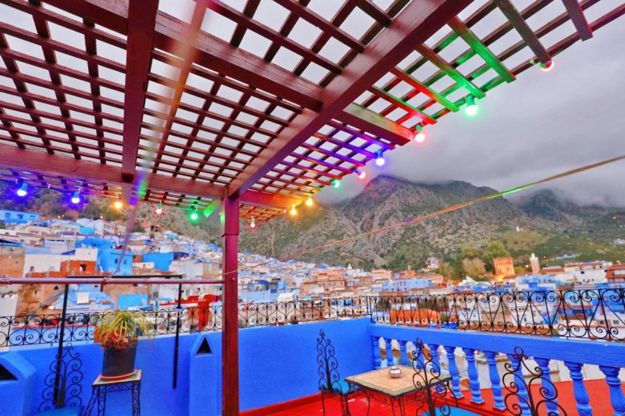Aymane Rooftop Budget Panoramic Hotel Chefchaouen Luaran gambar