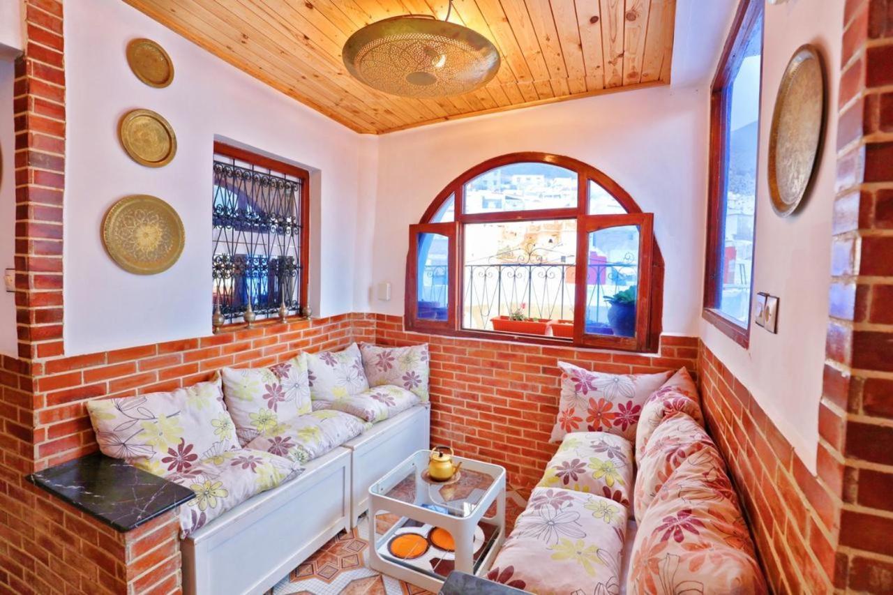 Aymane Rooftop Budget Panoramic Hotel Chefchaouen Luaran gambar