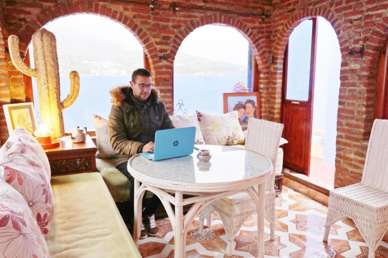 Aymane Rooftop Budget Panoramic Hotel Chefchaouen Luaran gambar