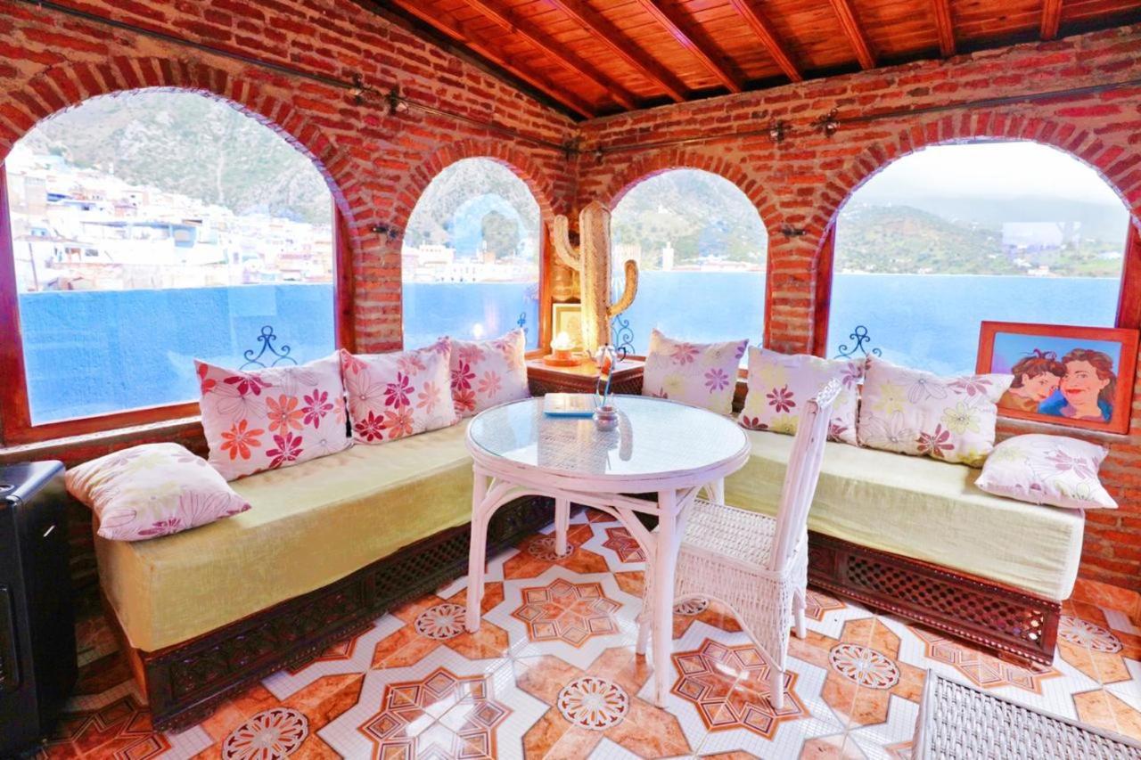 Aymane Rooftop Budget Panoramic Hotel Chefchaouen Luaran gambar