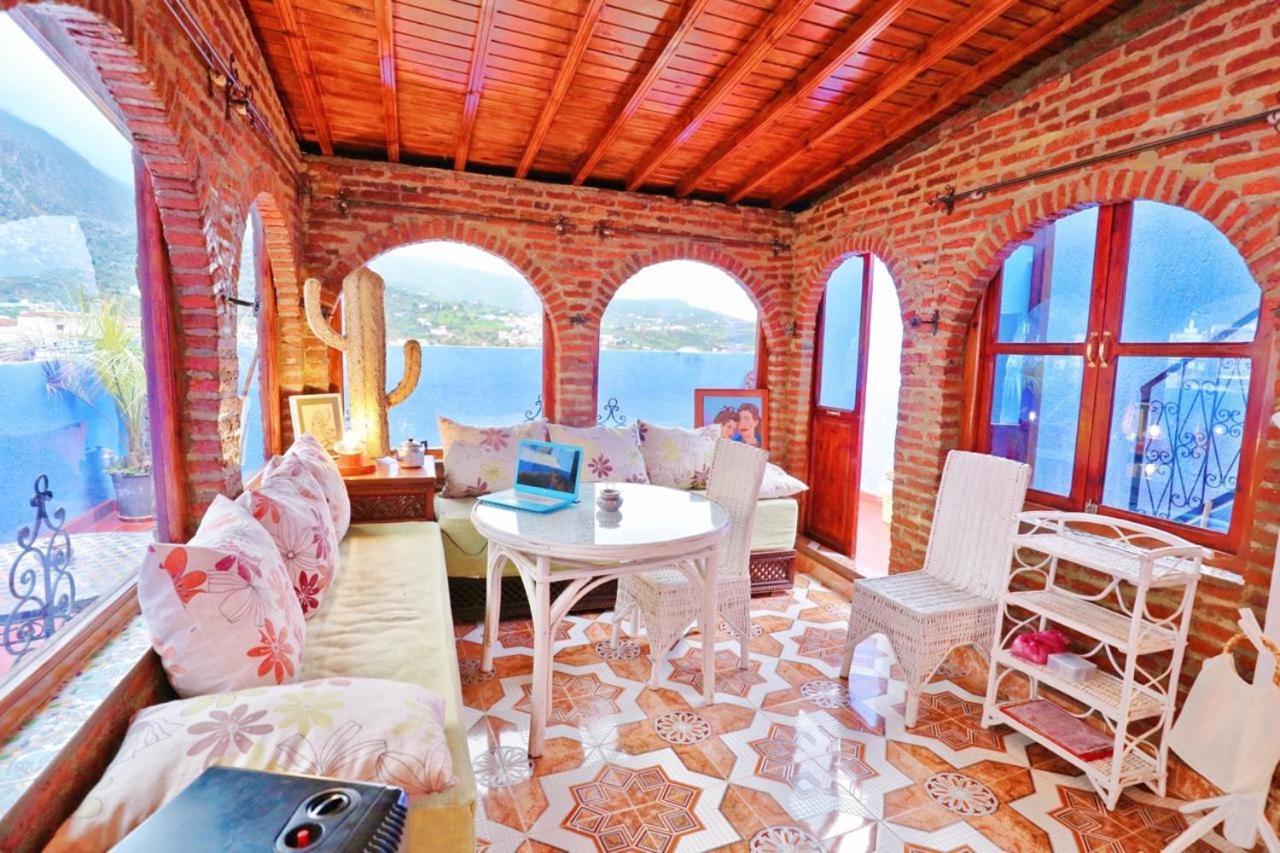 Aymane Rooftop Budget Panoramic Hotel Chefchaouen Luaran gambar