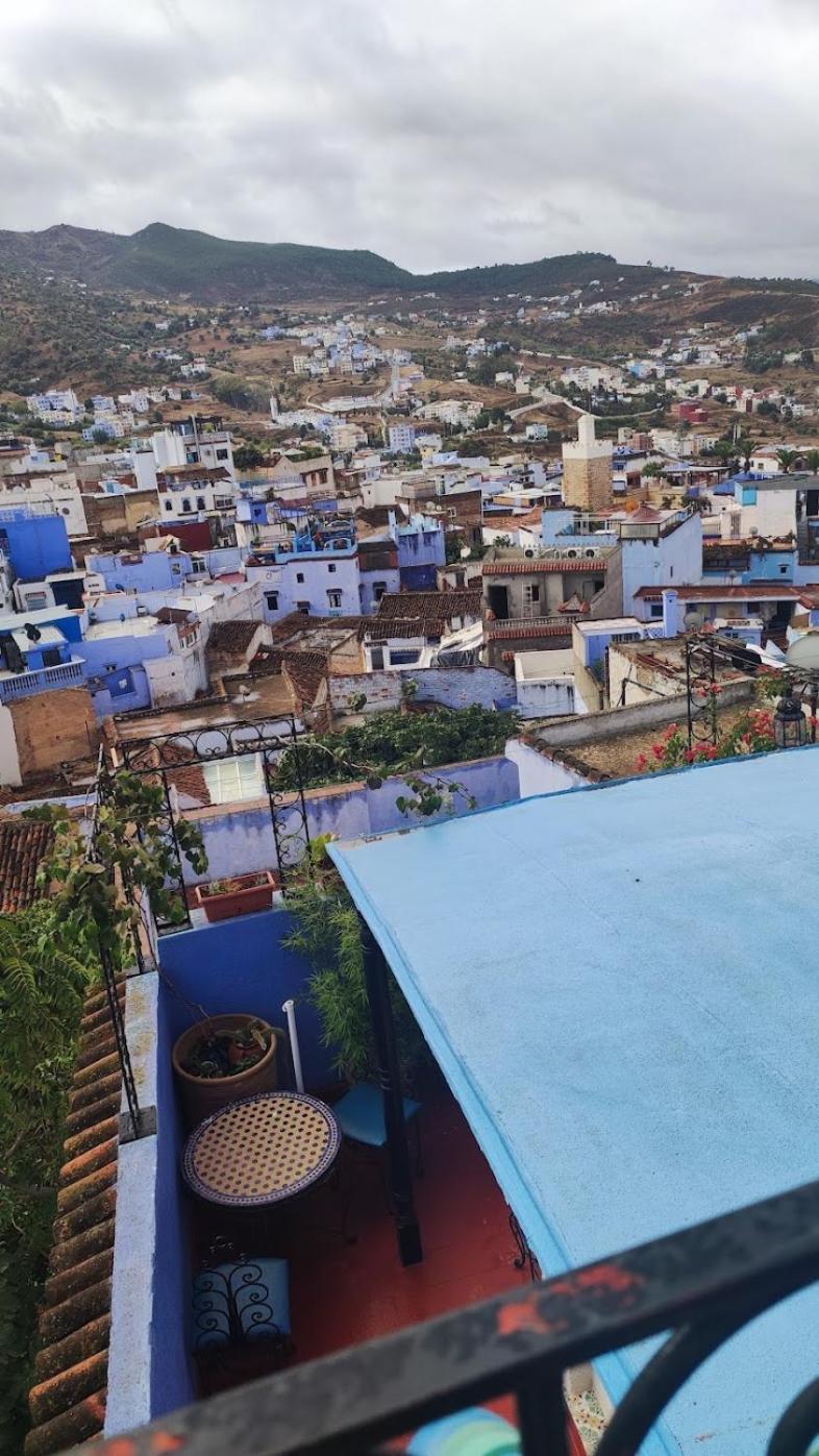 Aymane Rooftop Budget Panoramic Hotel Chefchaouen Luaran gambar